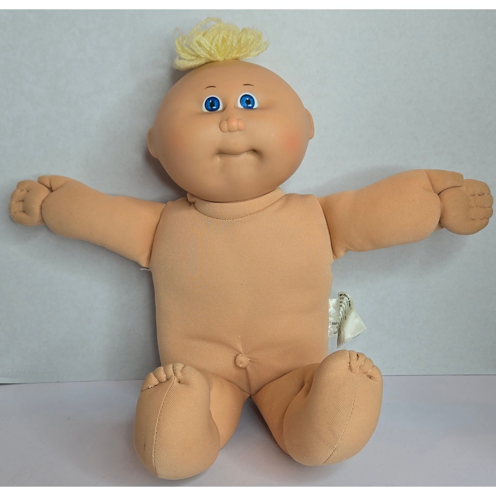 Vintage Cabbage Patch Kid Doll Appalachian Artworks 1982 Blonde Blue Eyes